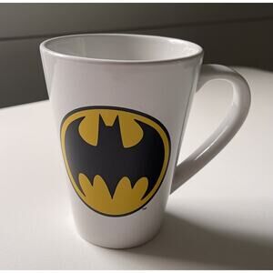 DC Comics Batman Mug White/Black/Yellow Megatoys 14 Oz.